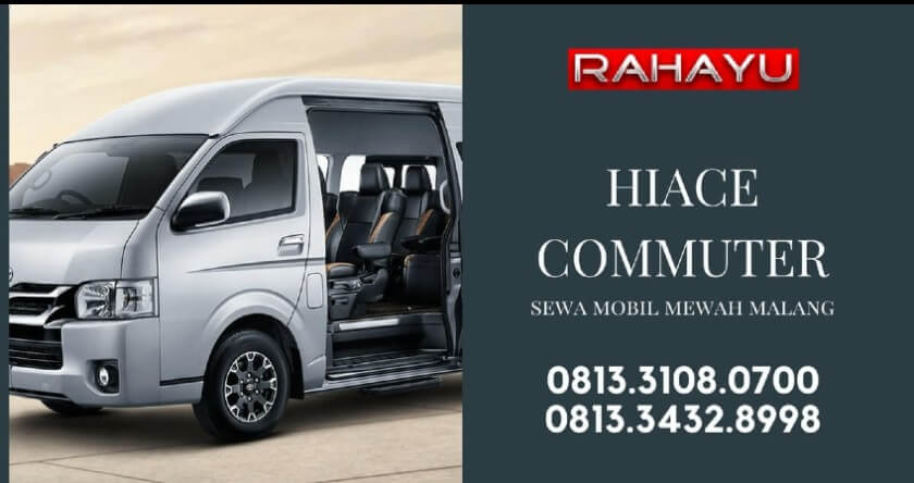 sewa mobil malang, sewa hiace commuter malang surabaya